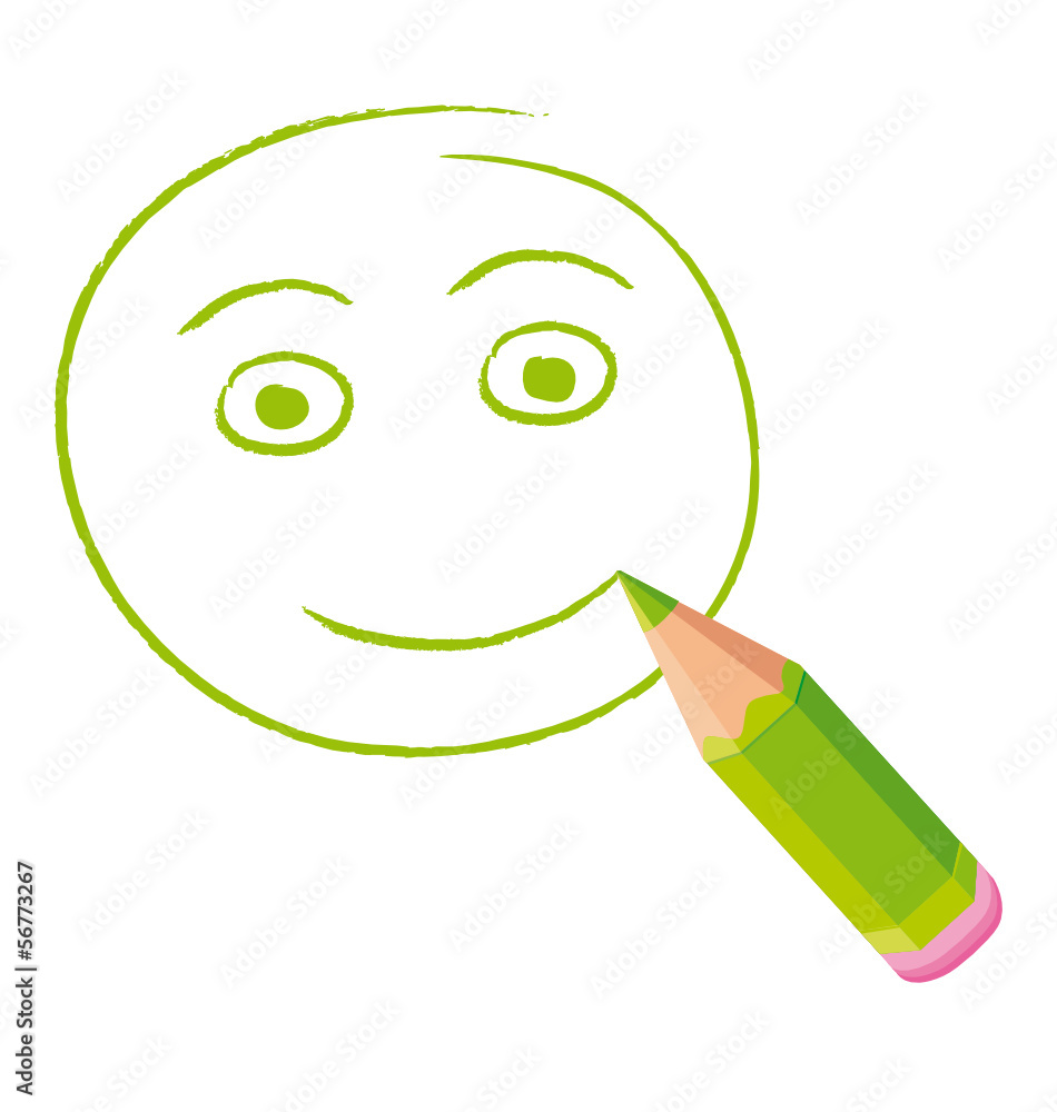 Smiling Face Drawing