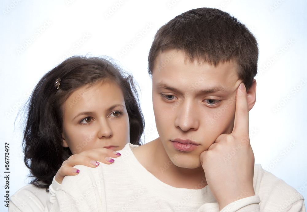 Couple quarreling Couple quarreling