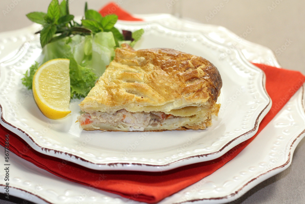 tourte à la volaille tourte à la volaille