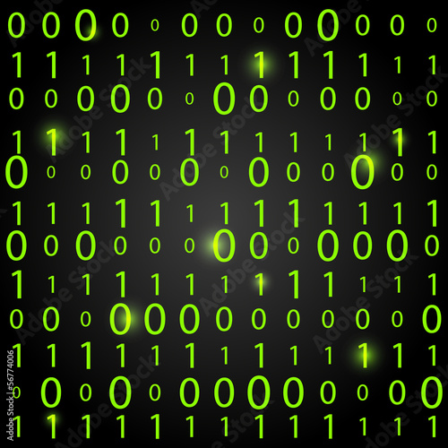 Binary code background - concept of information tehnologies 2