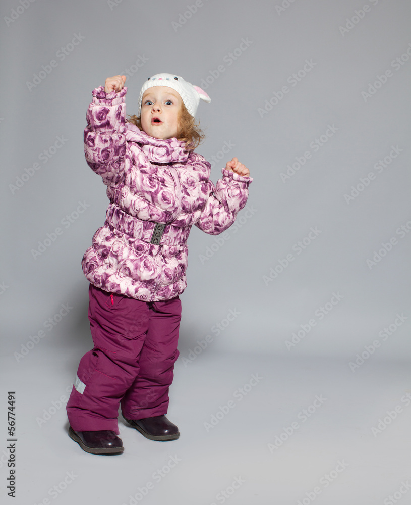 Child in winter clothes Child in winter clothes