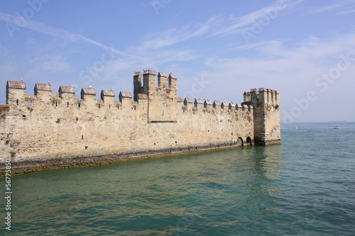 View of Rocca Scaligera Castle, (Lake of Garda, Italy)