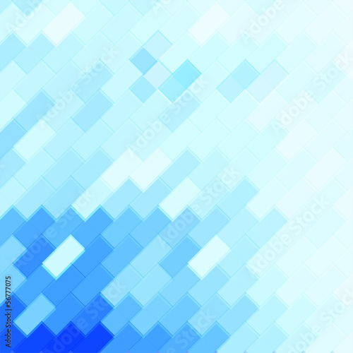 Business concept blue mosaic background