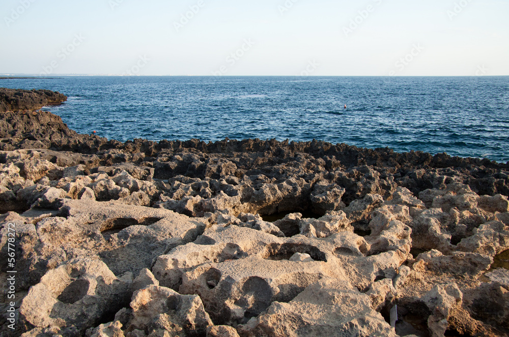 scogliera a Torre Inserraglio - Salento