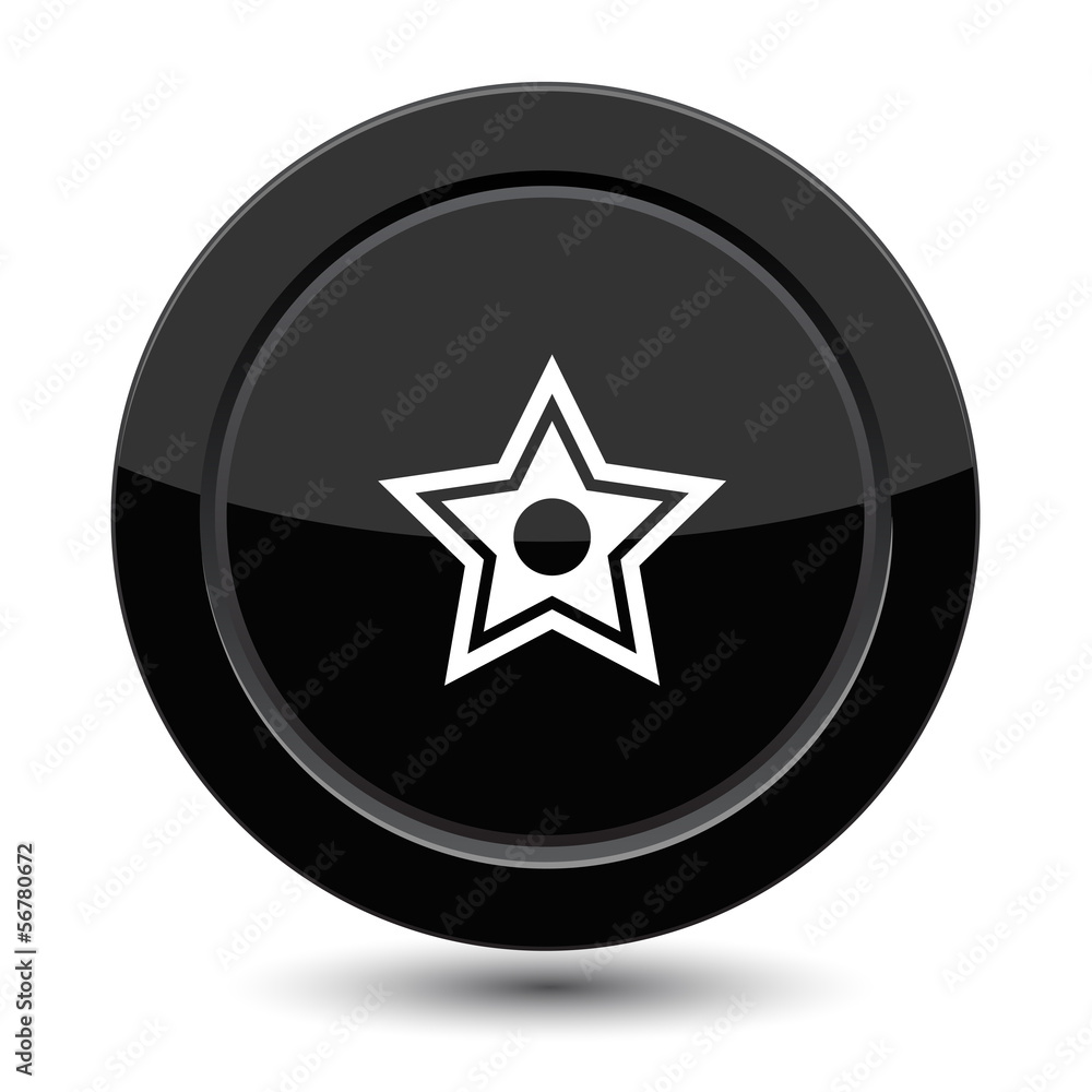 Button with star Button with star
