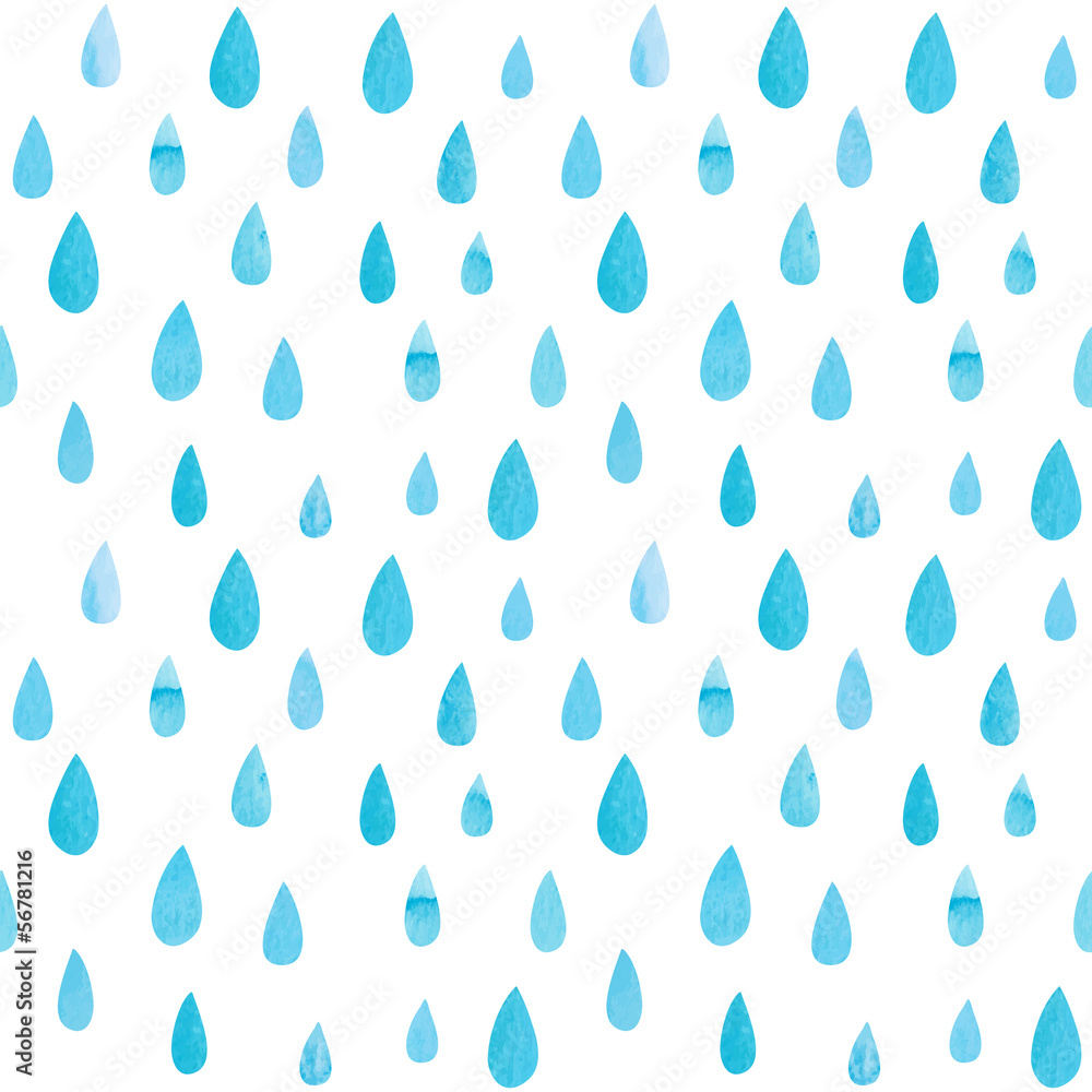 Rainy watercolor pattern
