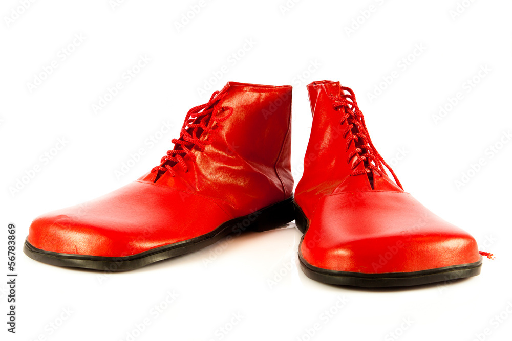 funny shoes isolated on white background Stock Photo | Adobe Stock