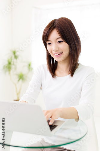 attractive asian woman lifestyle image
