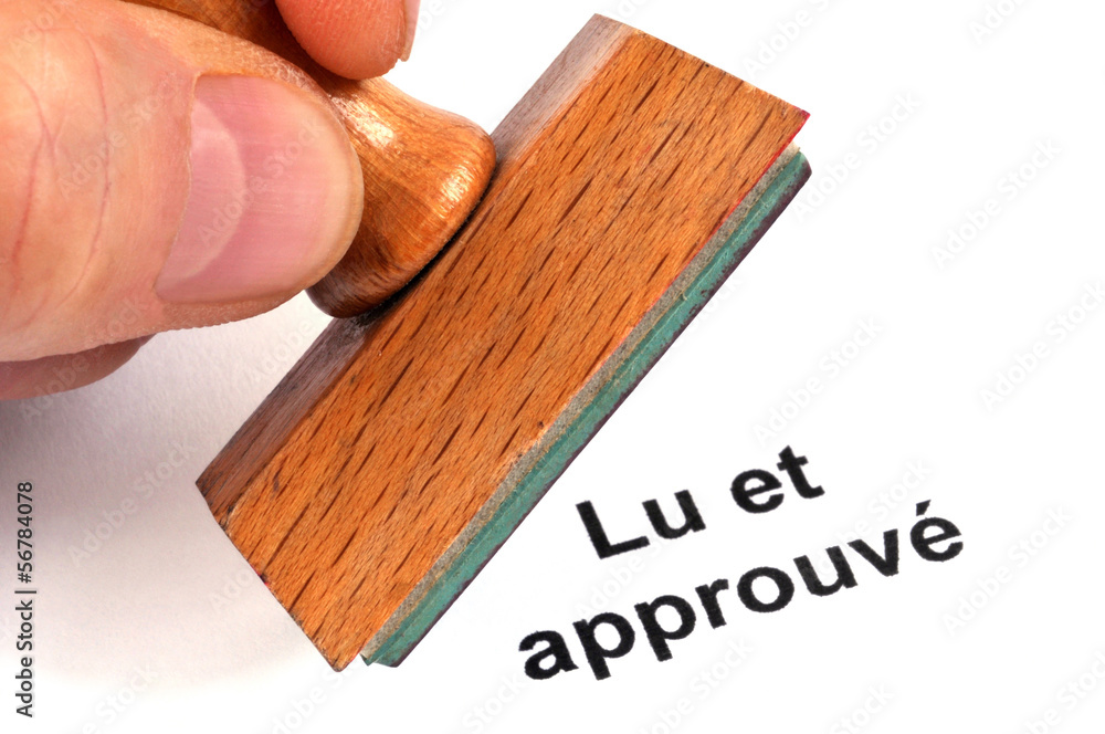 Lu et approuvé Photos Adobe Stock