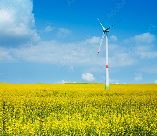 Wind power electricity turbine © Sergey Novikov