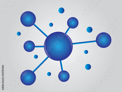 Topic diagram on white background