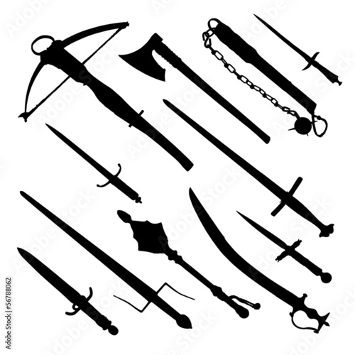 antique hand weapons