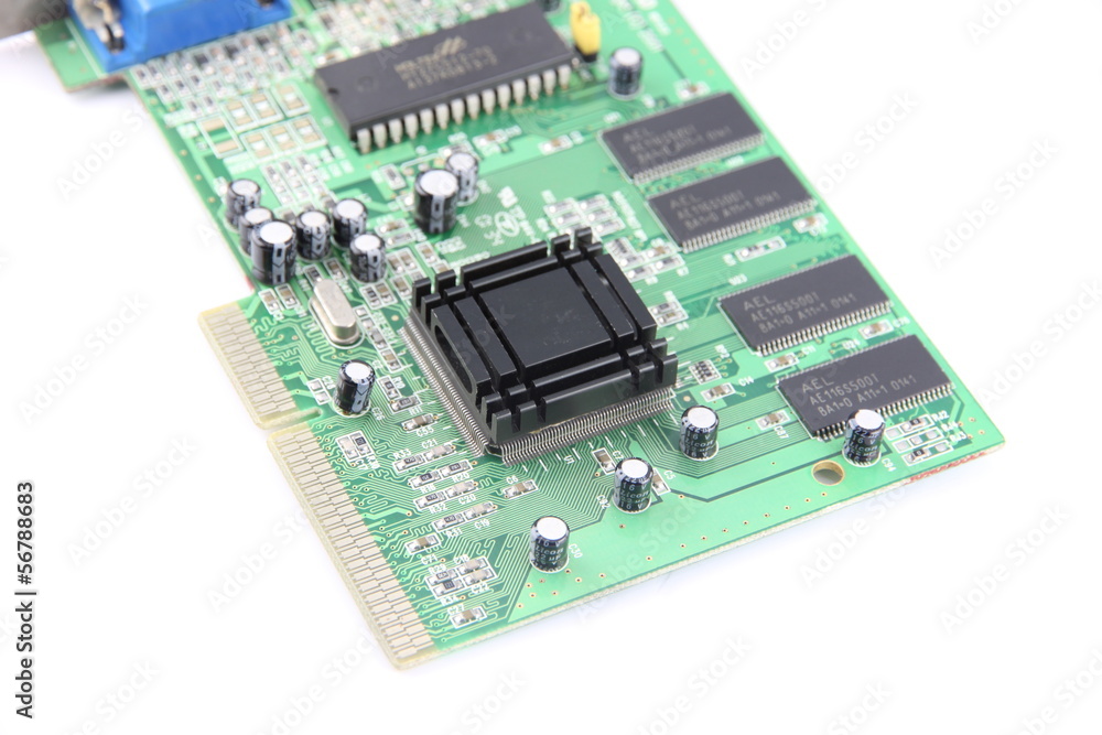 Image processing the Computer equipment circuit board. Image processing the Computer equipment circuit board.