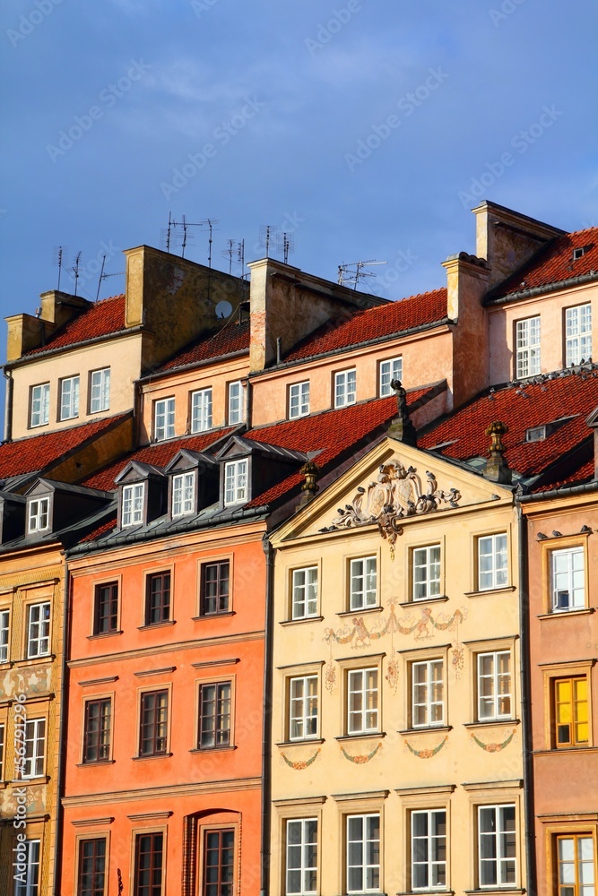 Fototapeta premium Warsaw, Poland - UNESCO World Heritage Site