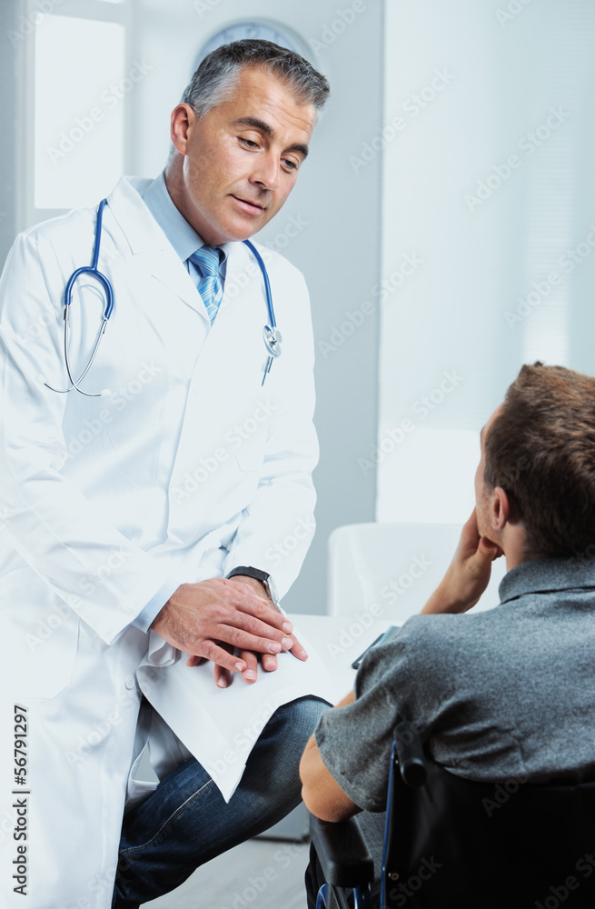Obraz premium Doctor and patient