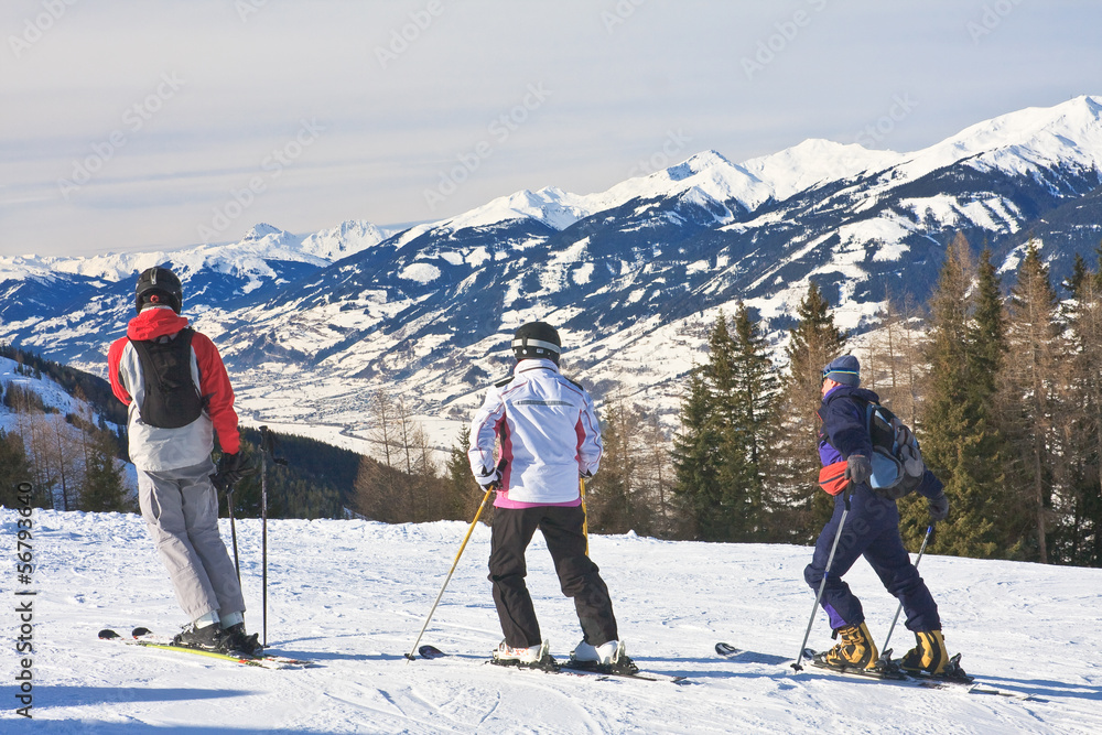 Ski resort Kaprun - Maiskogel. Austria