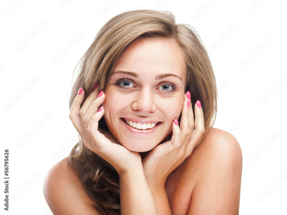 Portrait of smiling women Portrait of smiling women
