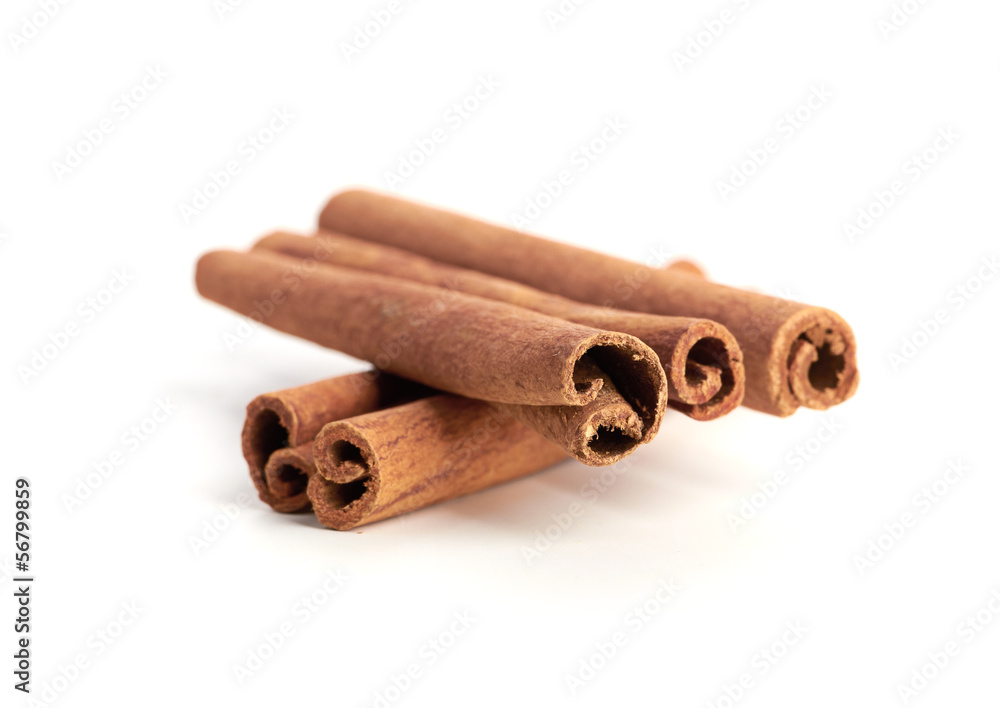 cinnamon isolated on white background cinnamon isolated on white background