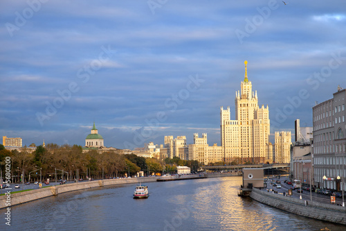 Photography The view from Big Moskvoretsky bridge on moscow river