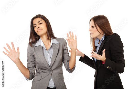 Картината върху платно Businesswomen having an argument