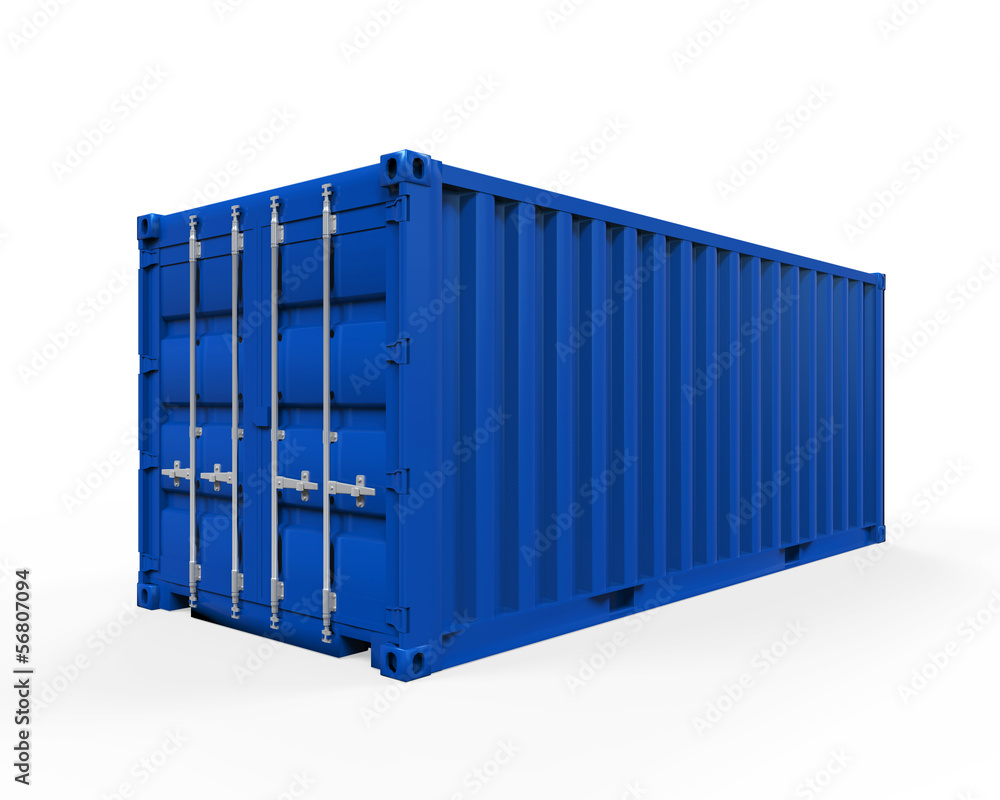 Blue Shipping Container Blue Shipping Container