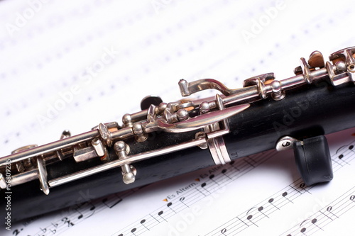 Oboe und Noten