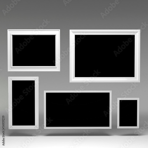 3d blank frames