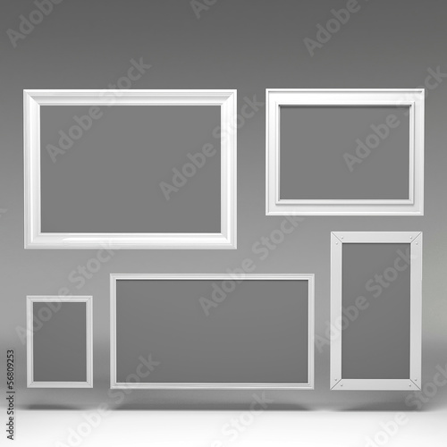 3d blank frames