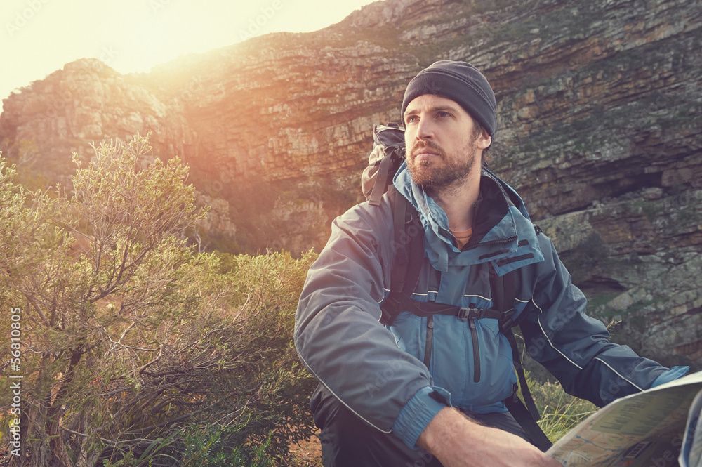 adventure man portrait Stock Photo | Adobe Stock