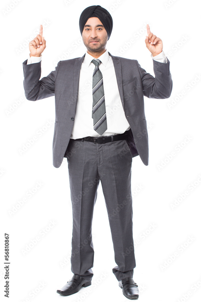 Full length studio shot of a business executive Full length studio shot of a business executive