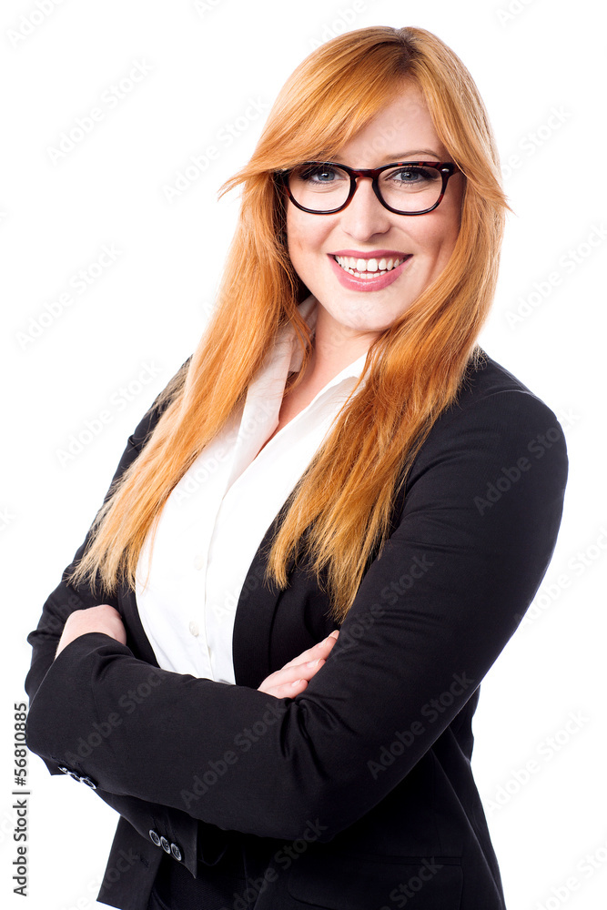 Confident young female executive Confident young female executive
