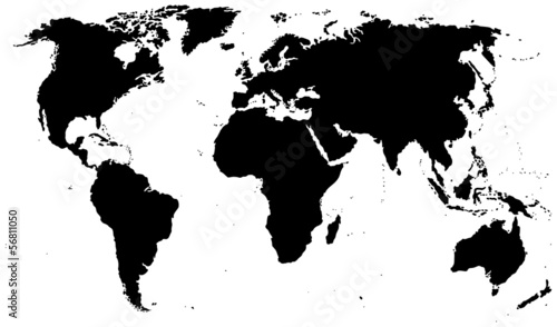 Detaillierte Weltkarte - Detailed World Map