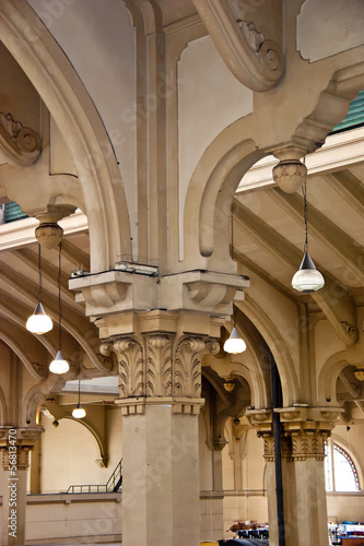 Interior column - Architecture detail.