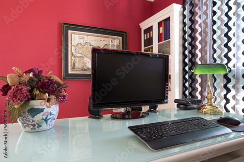 Fotografie Office workplace with computer