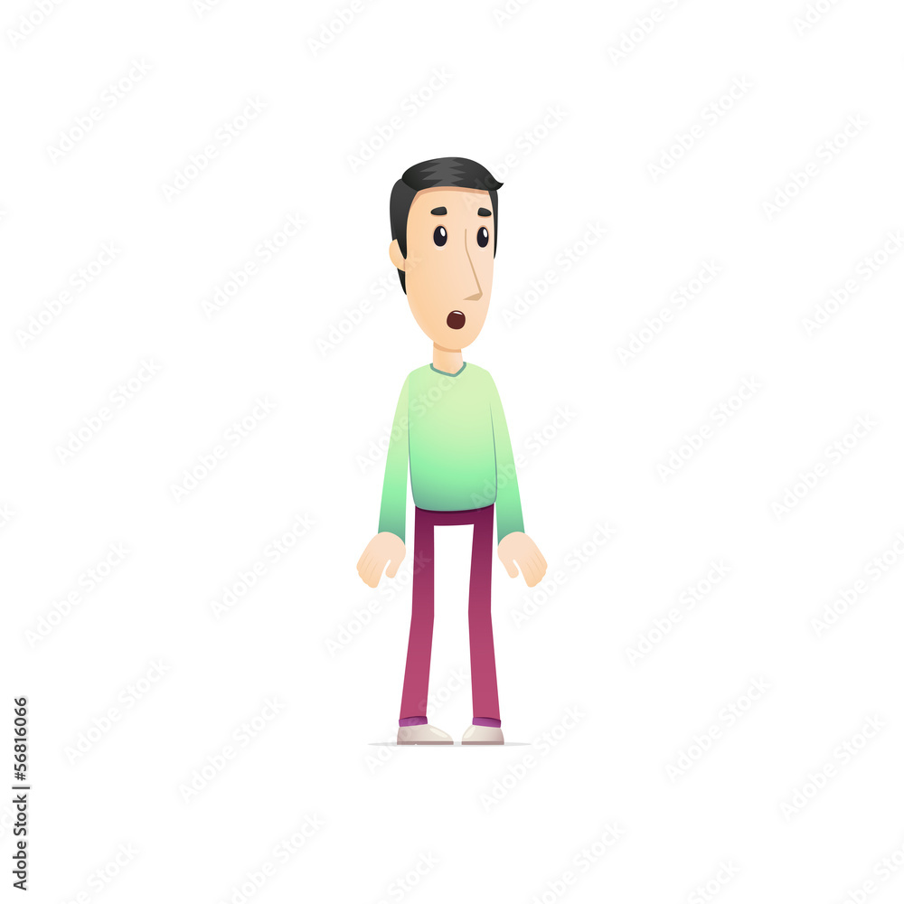 character in various poses for use in advertising, character in various poses for use in advertising,