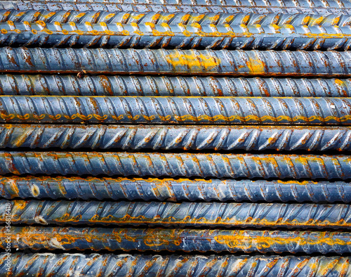 Construction site - Background bars steel