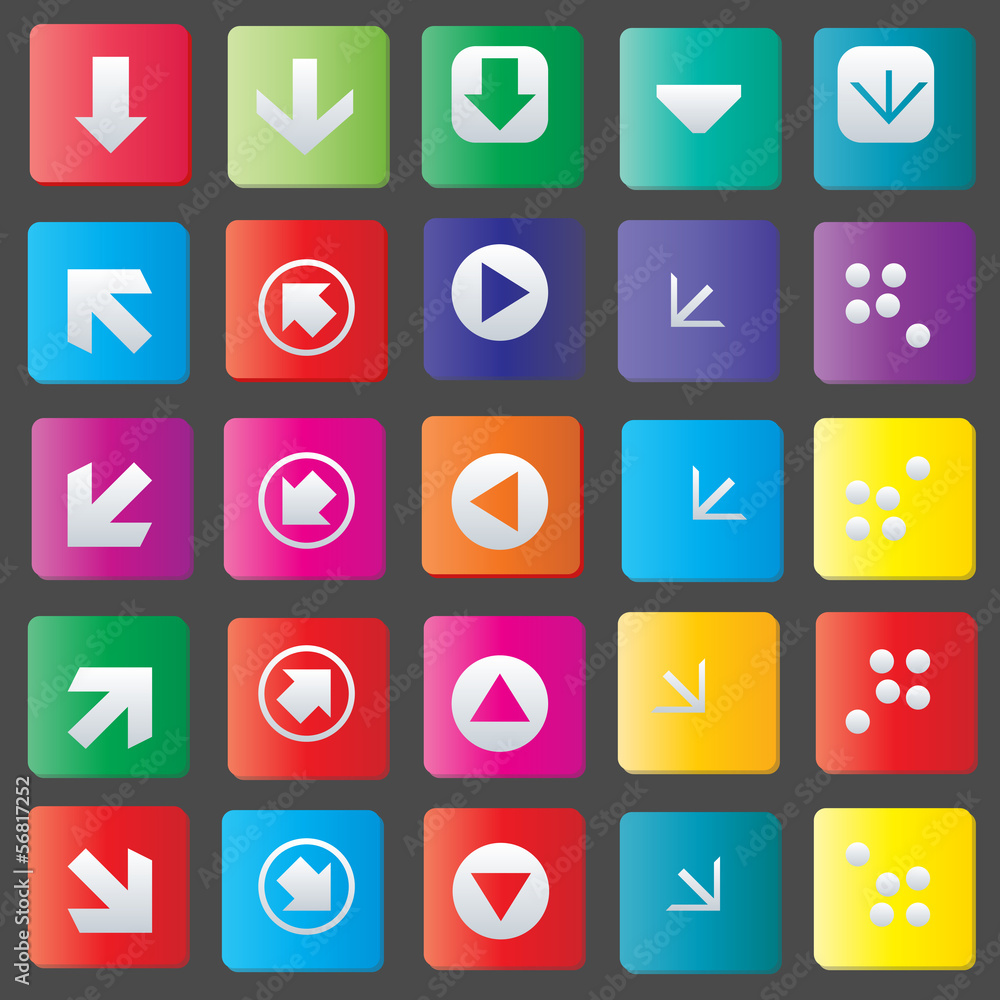 Icon set vector illustration collection Icon set vector illustration collection