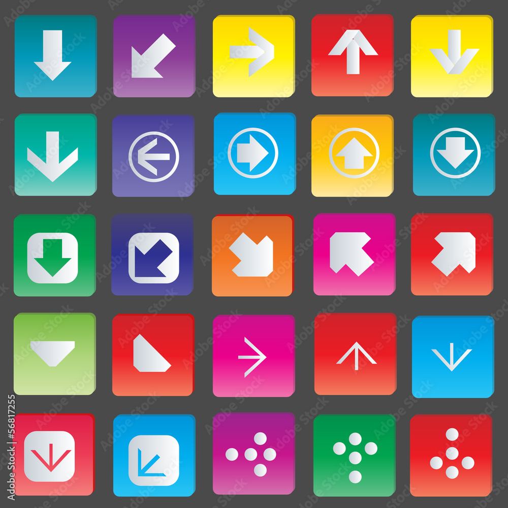 Icon set vector illustration collection Icon set vector illustration collection