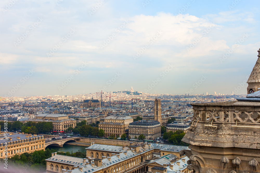 Paris skyline.