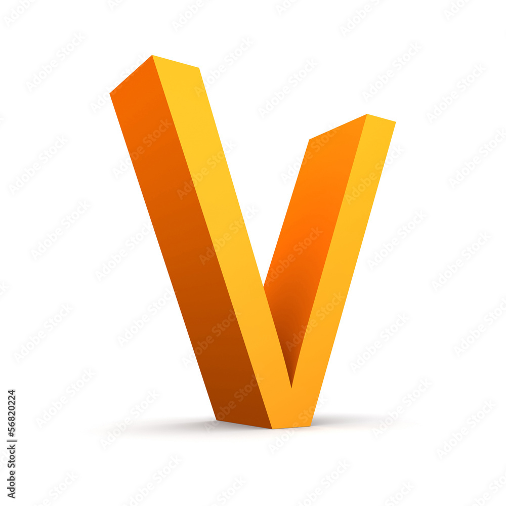Letter V Letter V