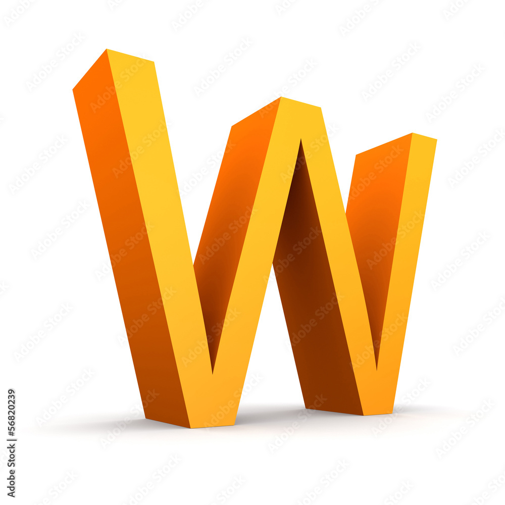 Letter W Letter W