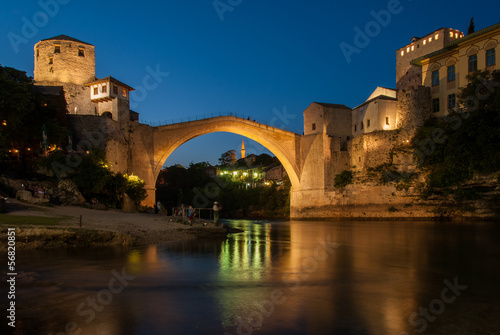 The Old Bridge in Mostar, Bosnia and Herzegovina