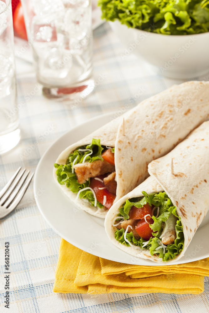 Breaded Chicken in a Tortilla Wrap Breaded Chicken in a Tortilla Wrap