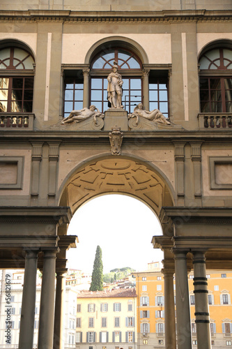 Piazzale degli Uffizi in Florenz