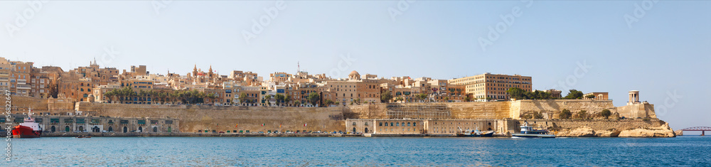 panorama of Valletta Malta 2013