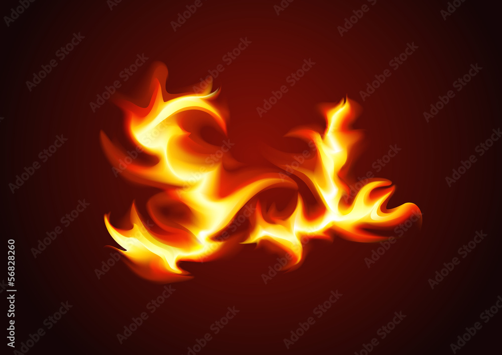 Vector word sale of the fire on a dark background Vector word sale of the fire on a dark background