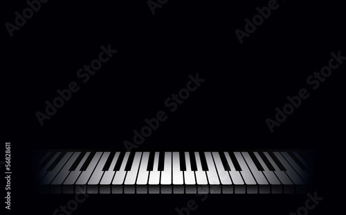 Piano background. Vector illustration. photo