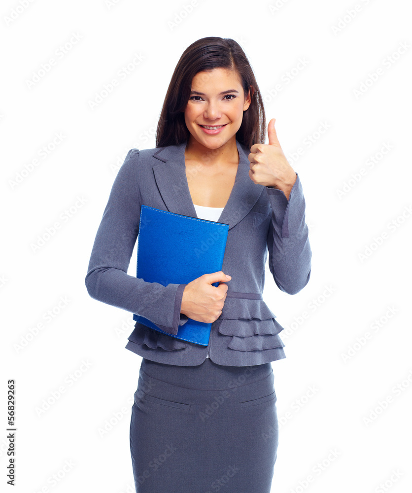 Happy business woman. Happy business woman.
