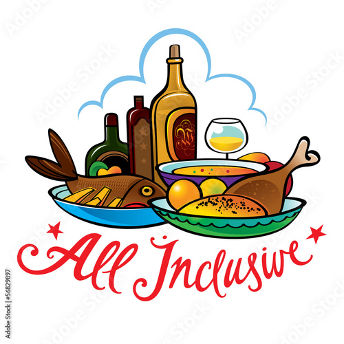 All inclusive food hotel resort breakfast lunch meal