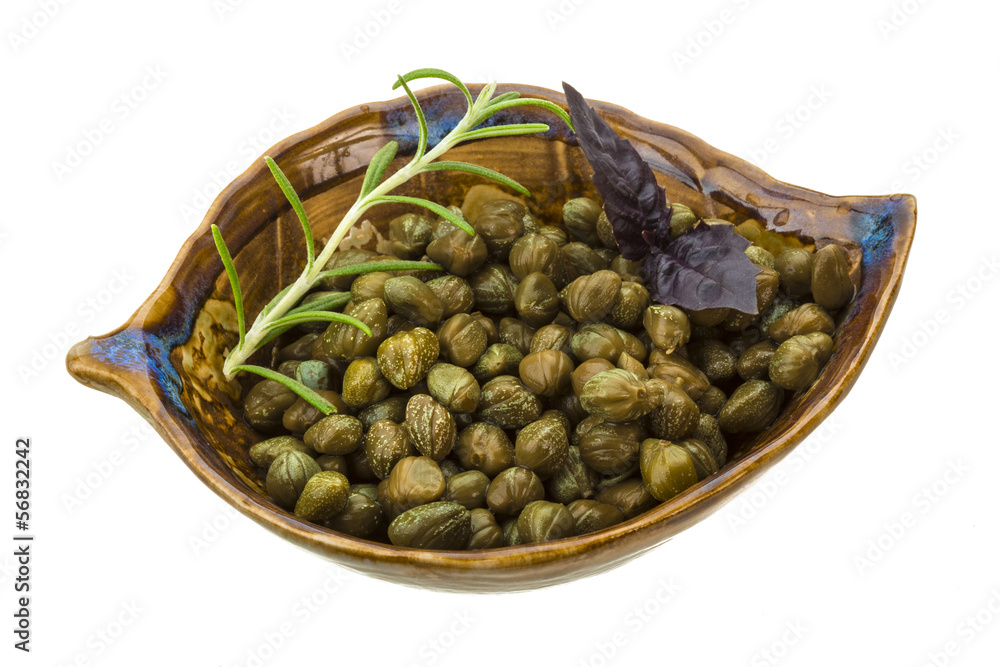 Capers in the bowl Capers in the bowl